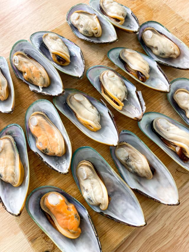 Мидии
Mussels
Vẹm xanh